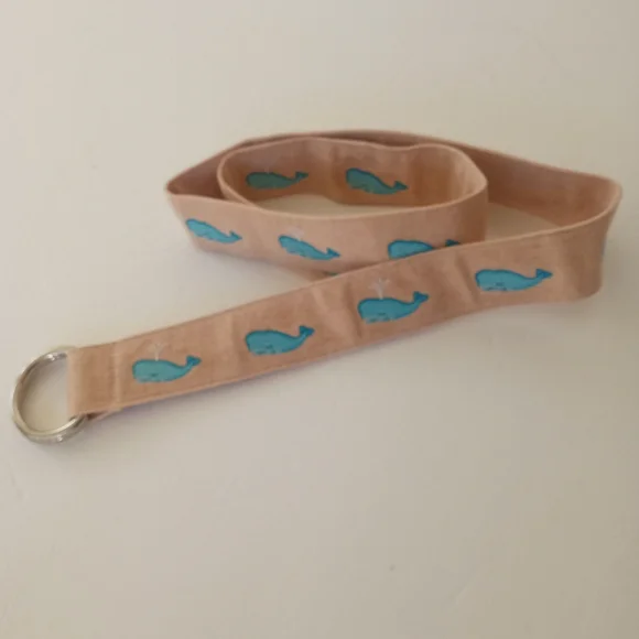 J. Crew Cotton Coastal Whale Belt | S/M - Picture 4 of 7